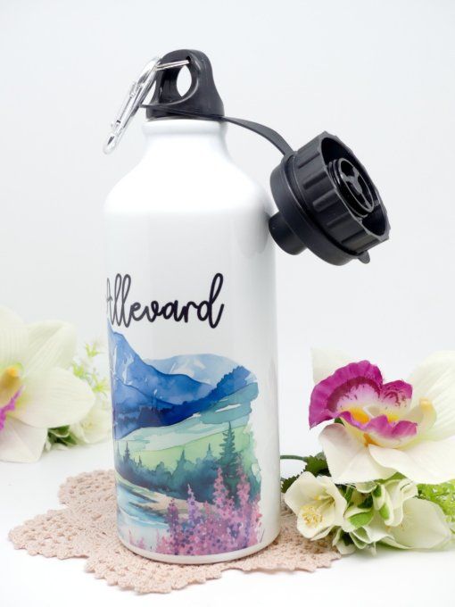 Gourde de sublimation Allevard en inox 600 ml et son lac 