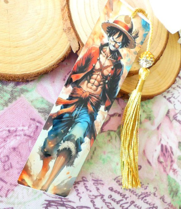 Marque page en aluminium Luffy one piece