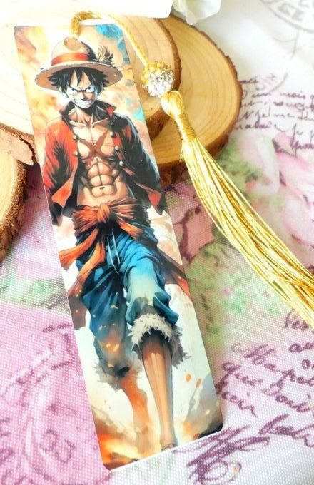 Marque page en aluminium Luffy one piece